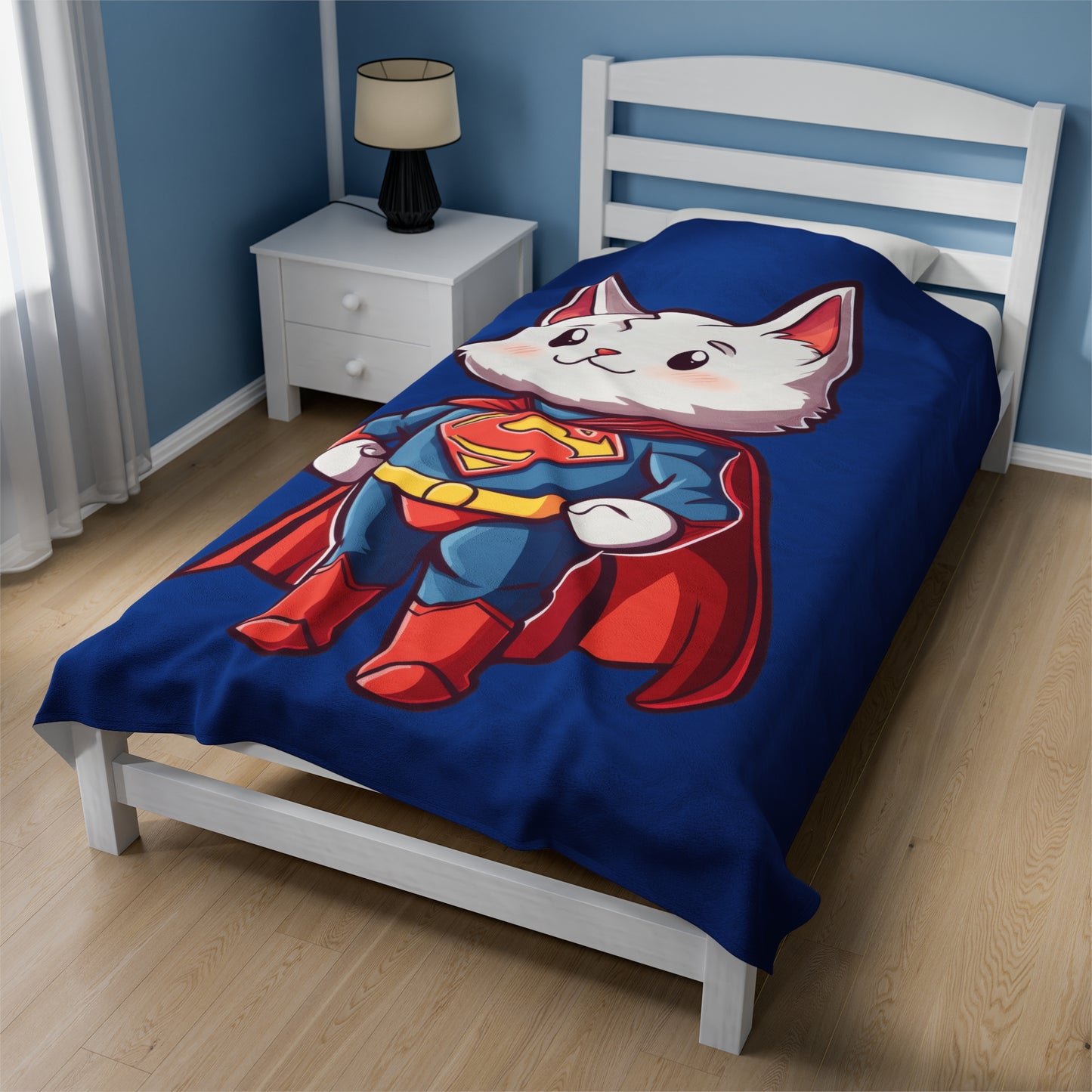 Supercat Velveteen Plush Blanket