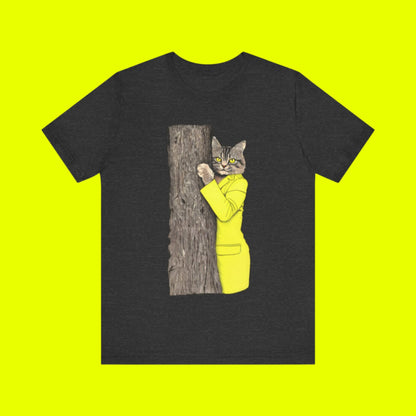 Yellow Jacket Cat Mens Tee