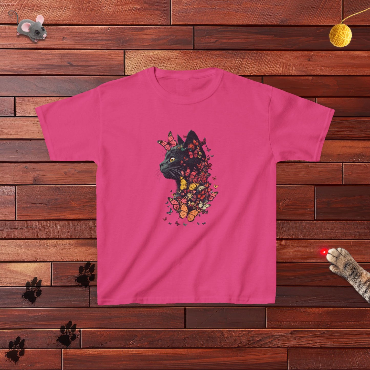 Butterfly Kitty Kids Tee