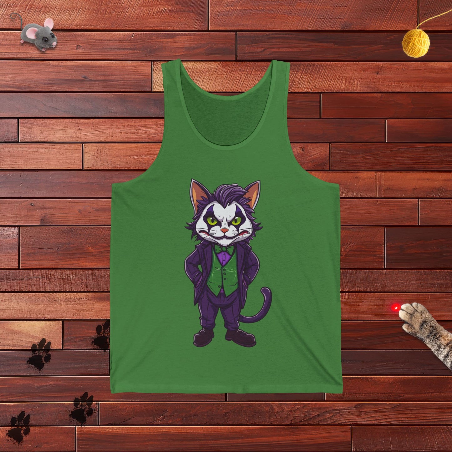 Joker Cat  Mens Tank