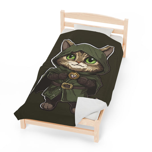 Dr. Doomcat Velveteen Plush Blanket