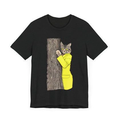 Yellow Jacket Cat Mens Tee