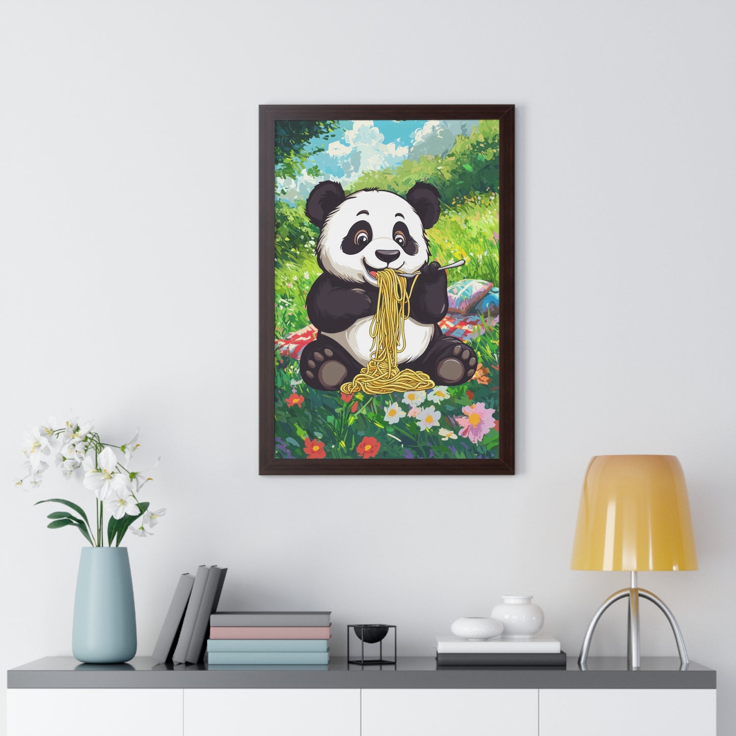 Panda Framed Wall Art