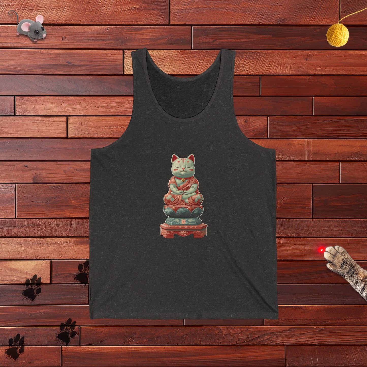 Buddha Kitty Mens Tank