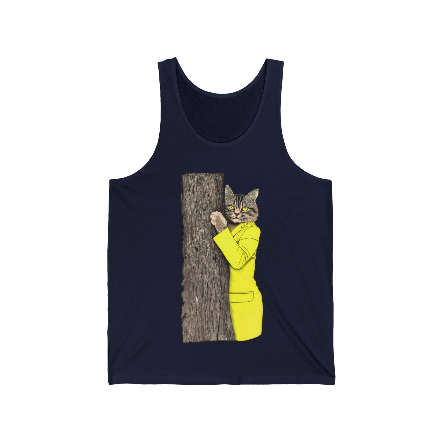 Yellow Jacket Cat Men's Tank