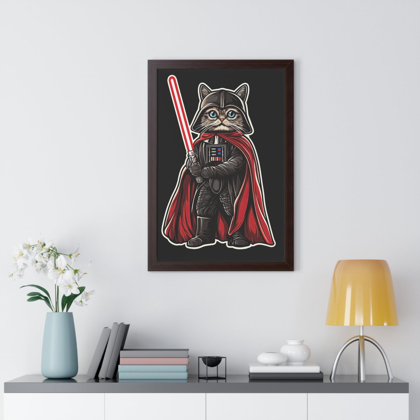 Darth Pawder Framed Wall Art