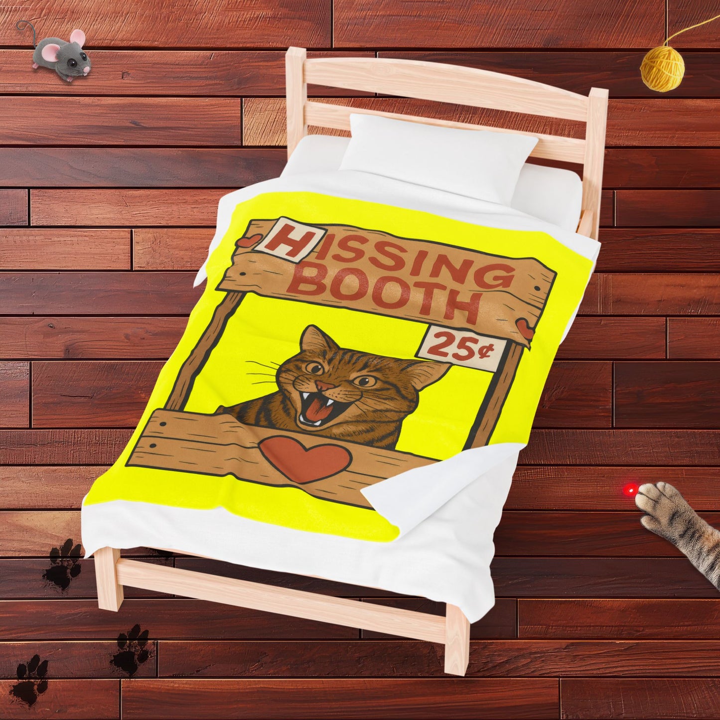 Hissing Booth Velveteen Plush Blanket