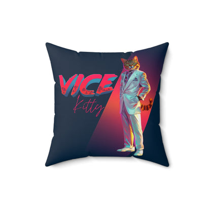 Vice Kitty Throw Pillow