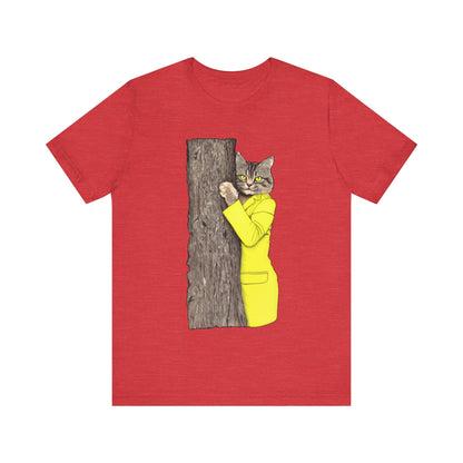 Yellow Jacket Cat Mens Tee