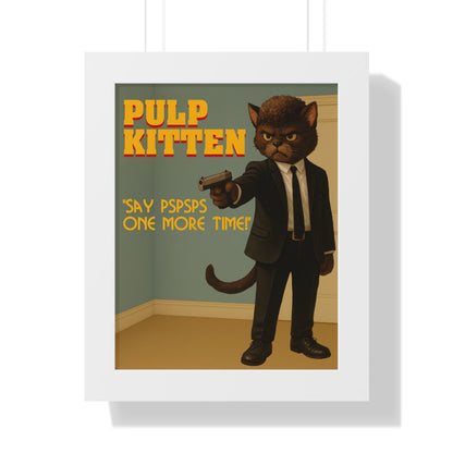 Pulp Kitten Framed Wall Art
