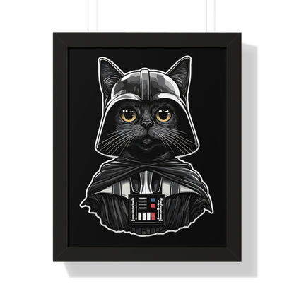 Darth Purrder Framed Wall Art