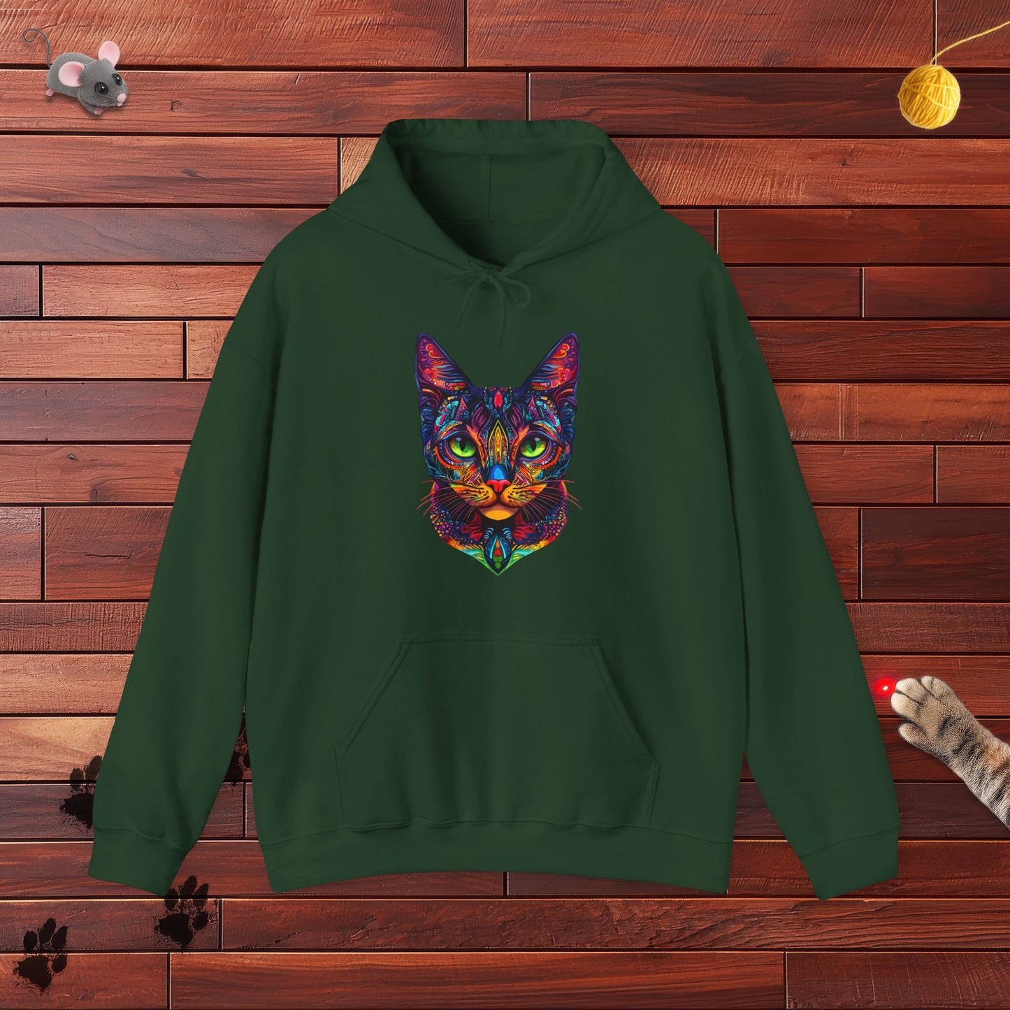 Mandala Cat Hoodie