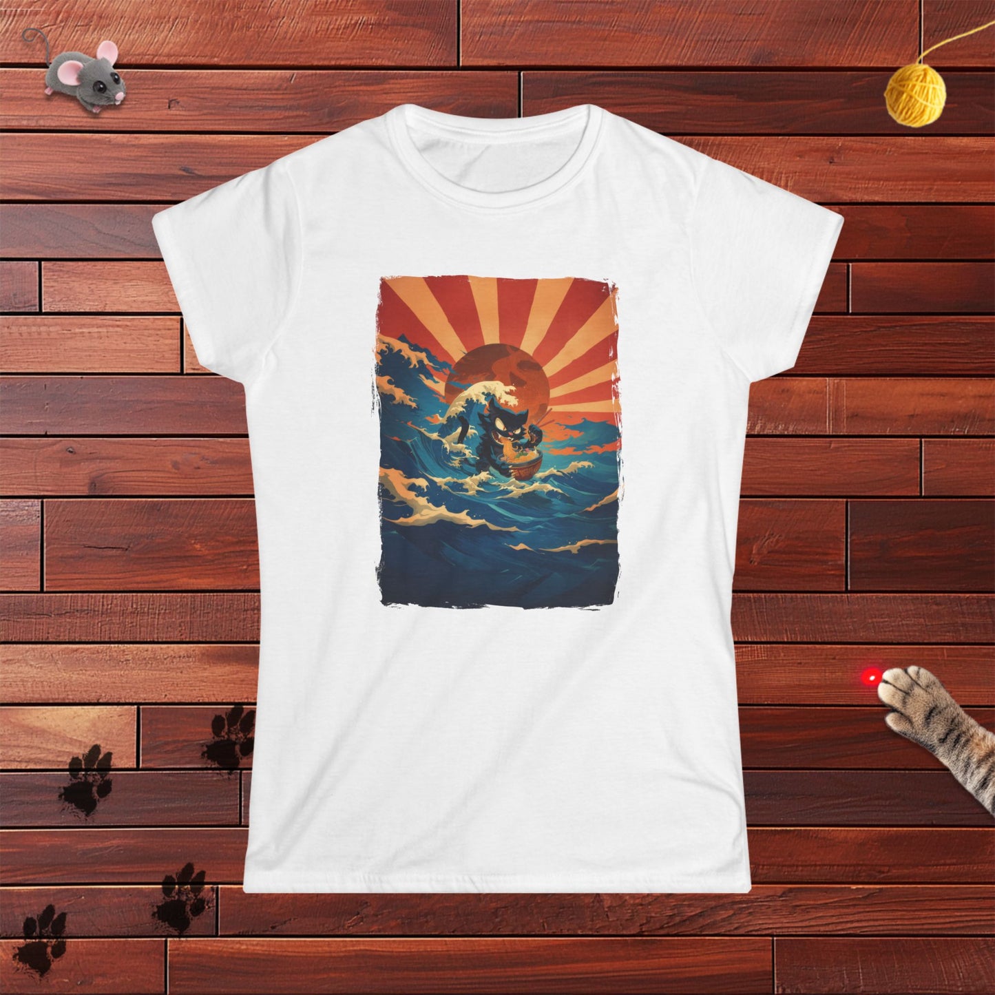 Ramen Kitty Ladies Tee
