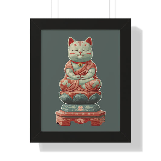 Buddy Kitty Framed Wall Art