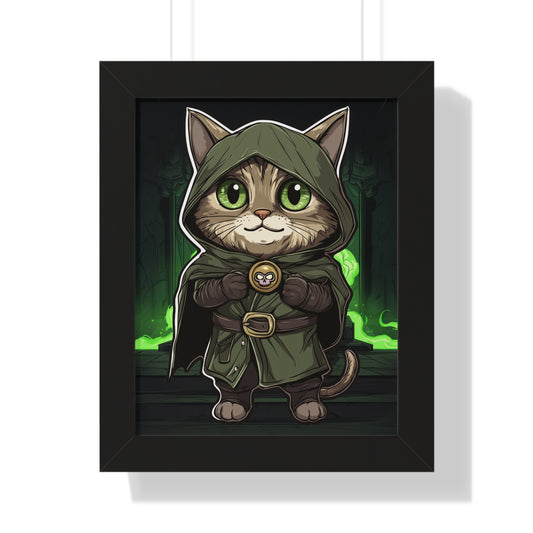 Dr. Doomcat Framed Wall Art