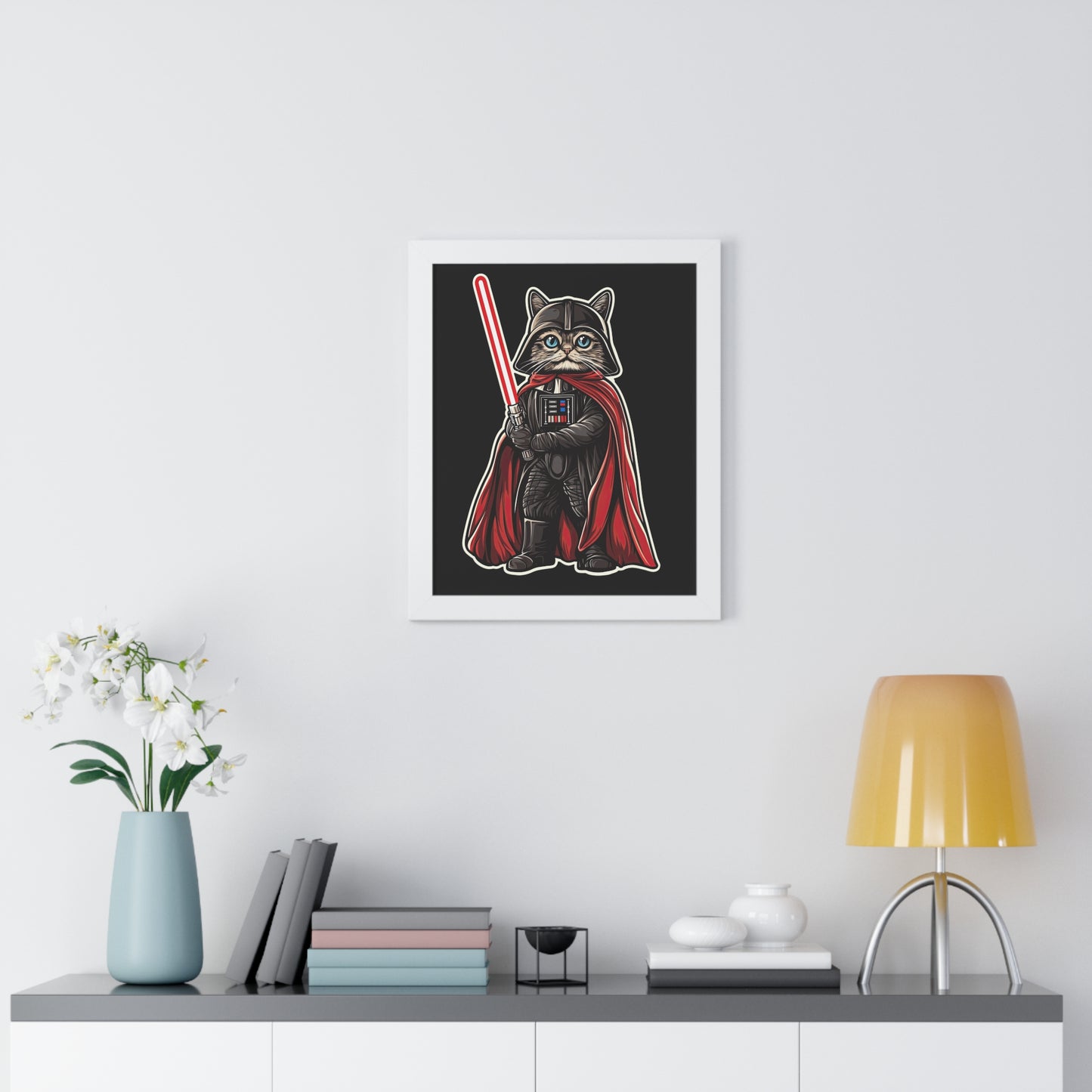 Darth Pawder Framed Wall Art