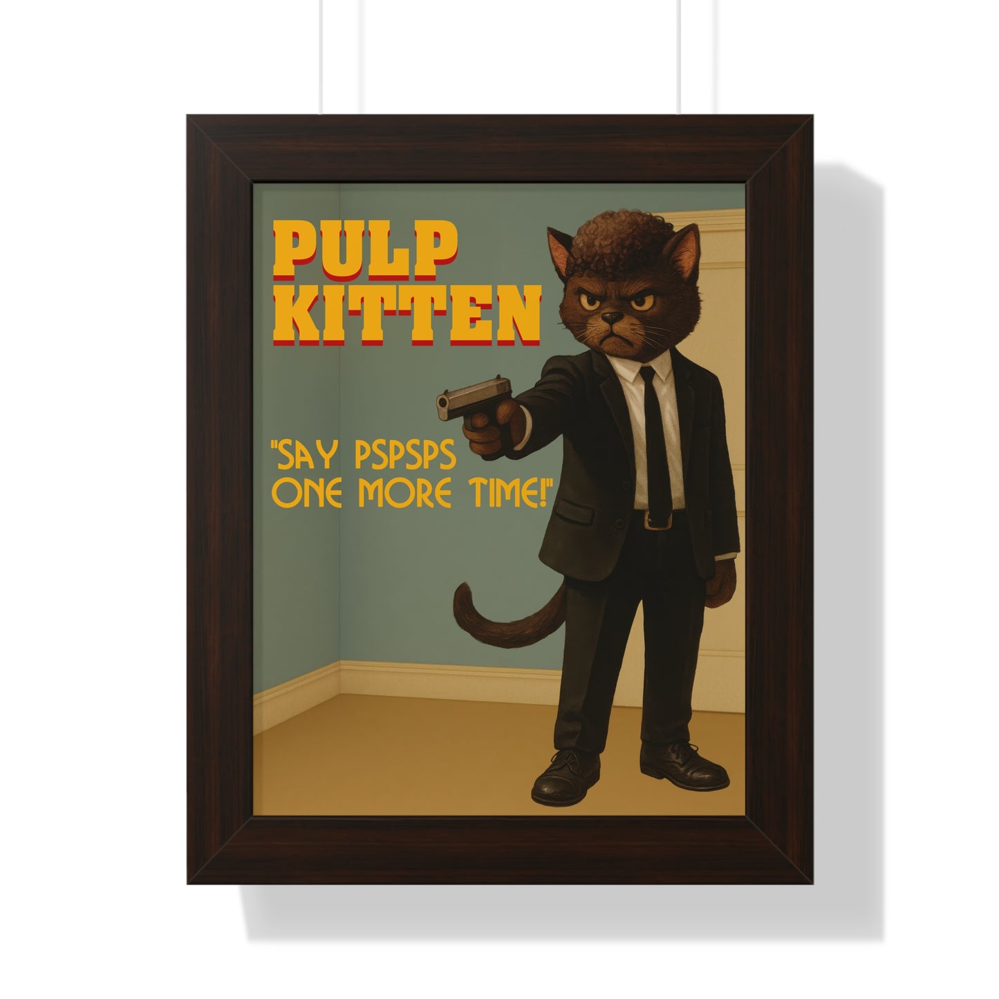 Pulp Kitten Framed Wall Art