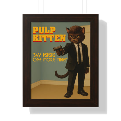 Pulp Kitten Framed Wall Art