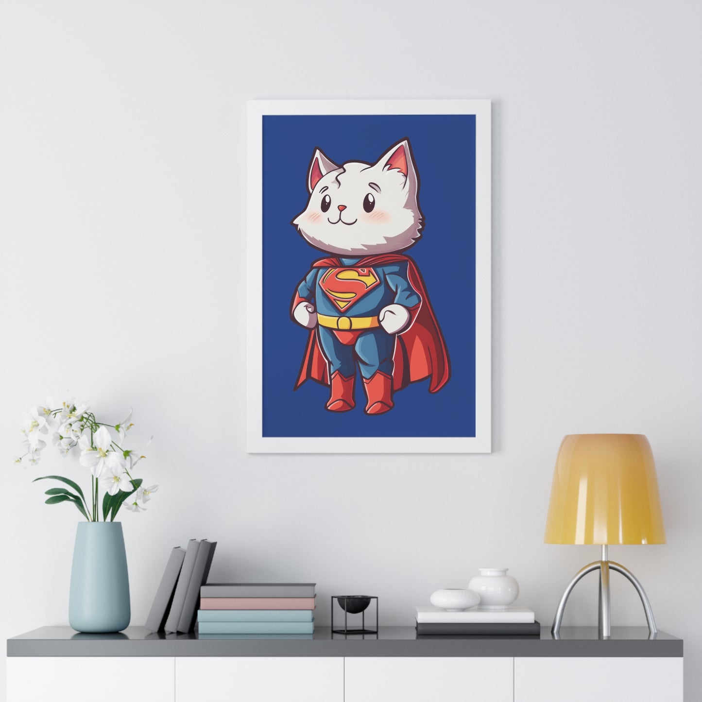 Supercat Framed Wall Art