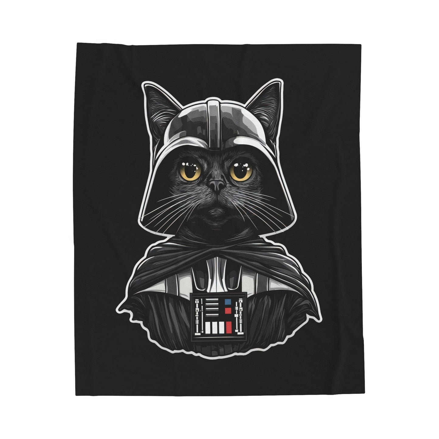 Darth Purrder Velveteen Plush Blanket