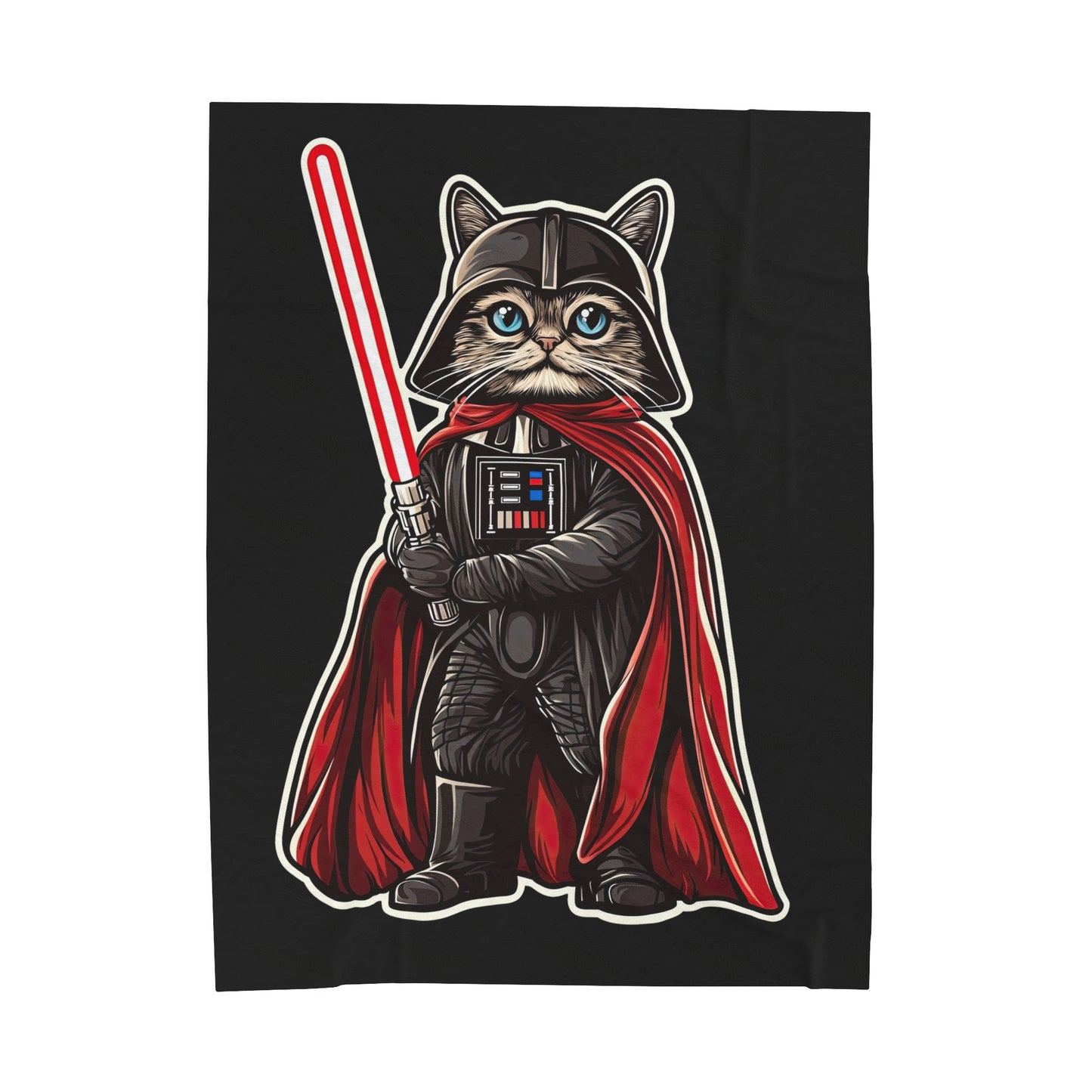 Darth Pawder Velveteen Plush Blanket