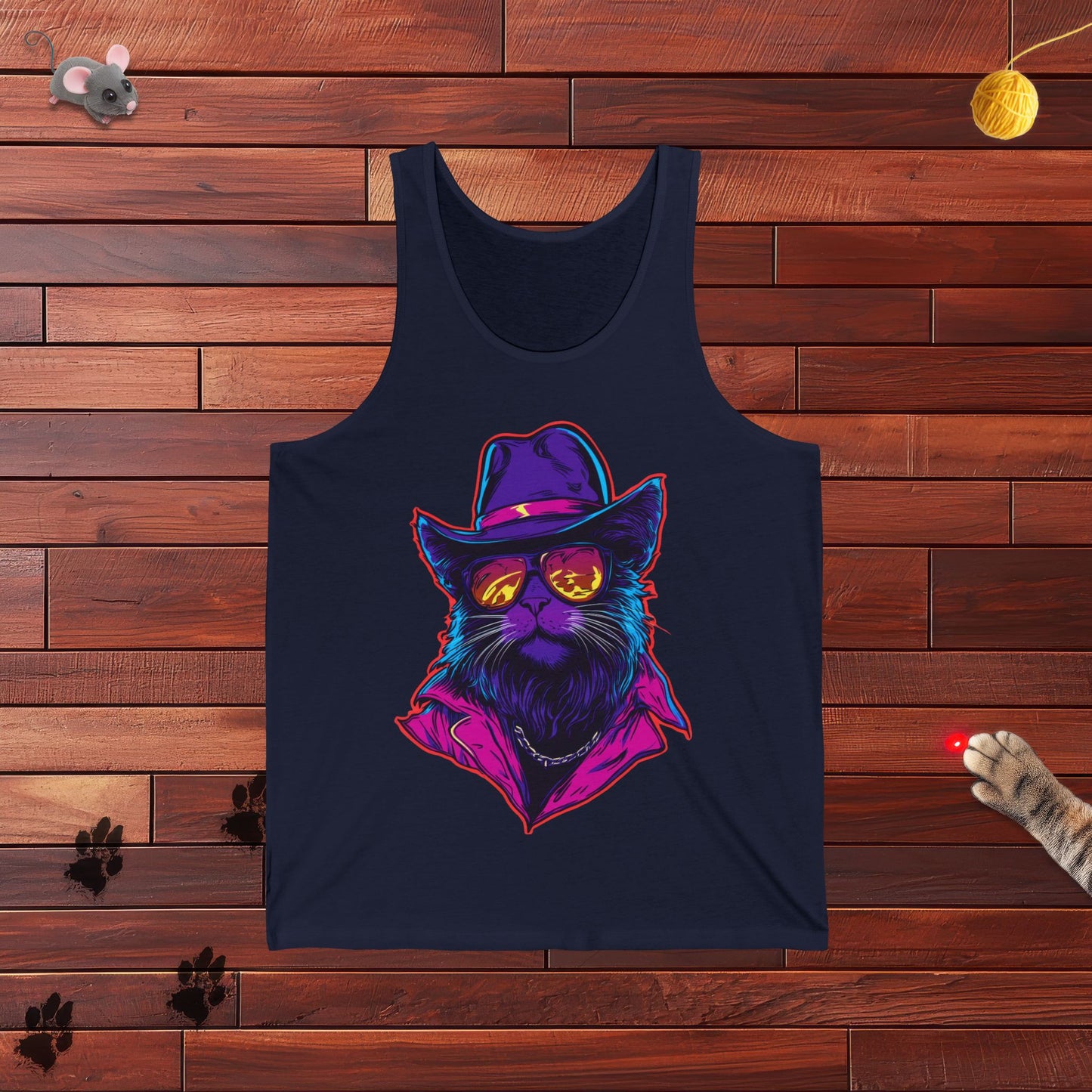 Meowcho Man Tank