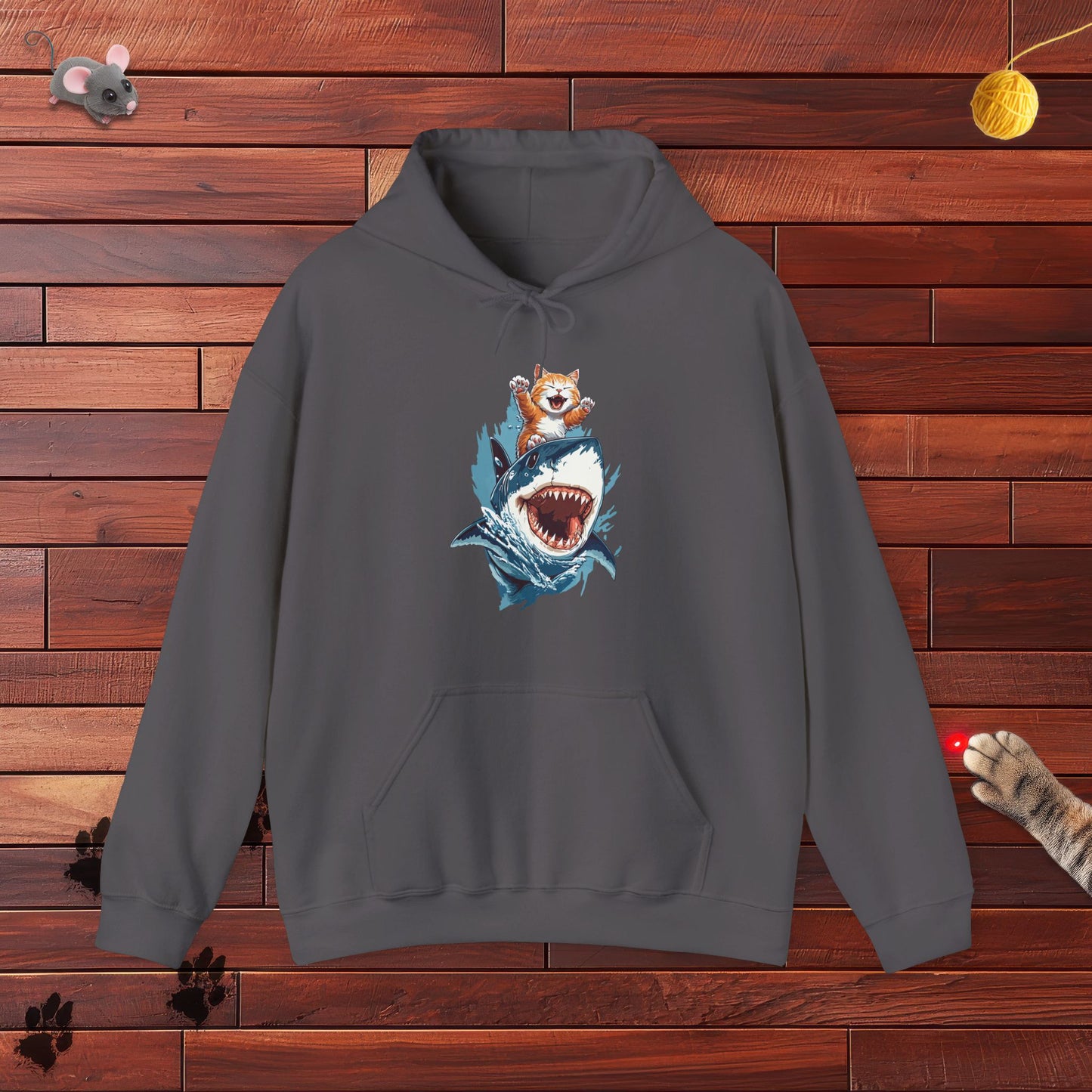 Shark Surfing Hoodie