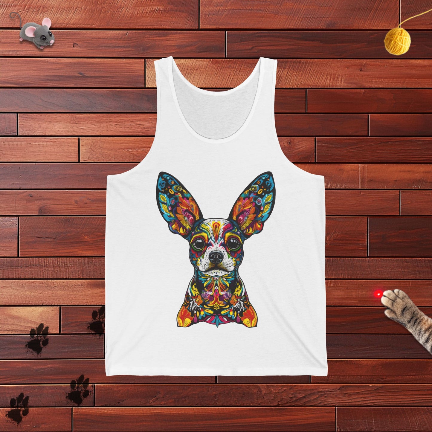 Dia De Muerte Doggo Mens Tank