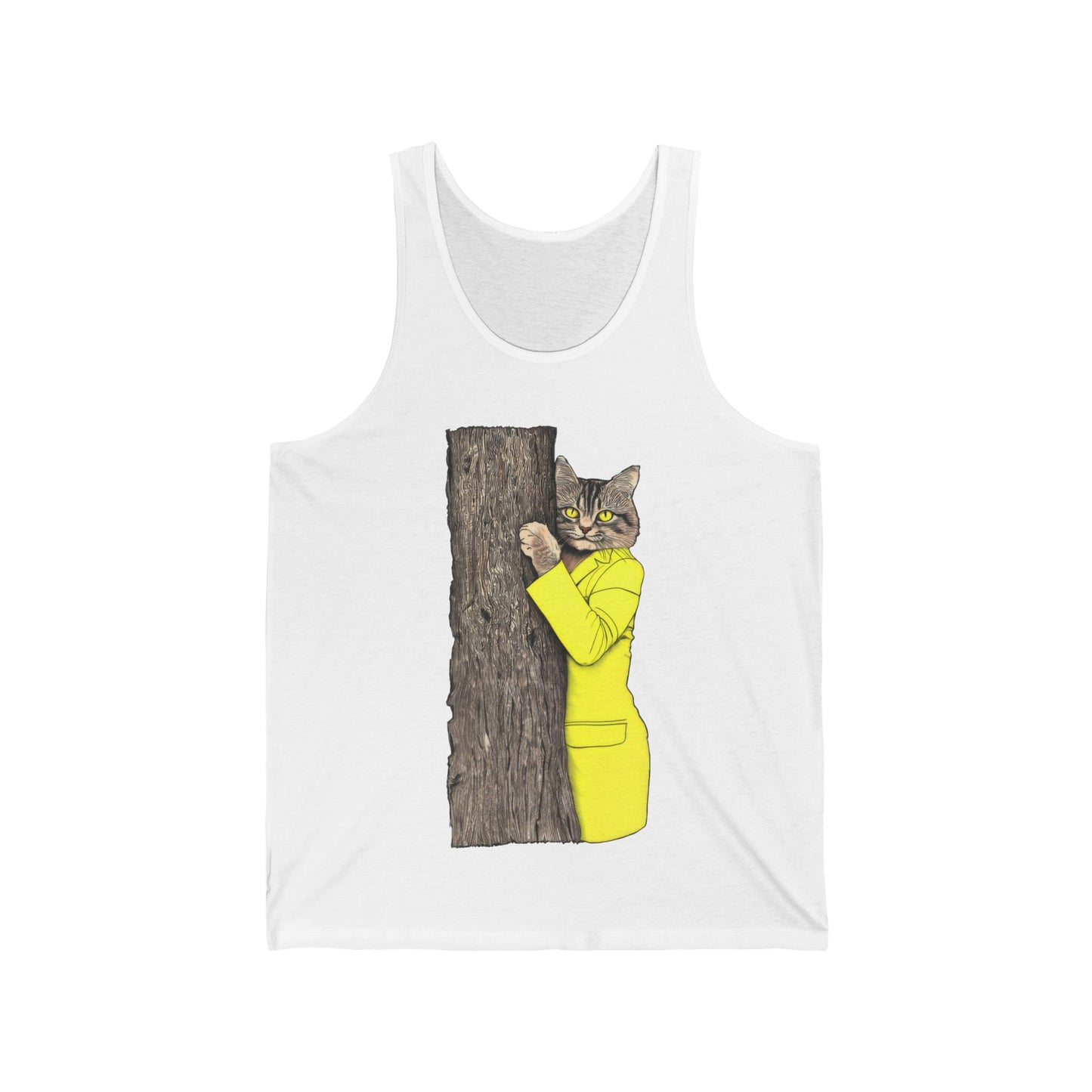 Yellow Jacket Cat Men's Tank