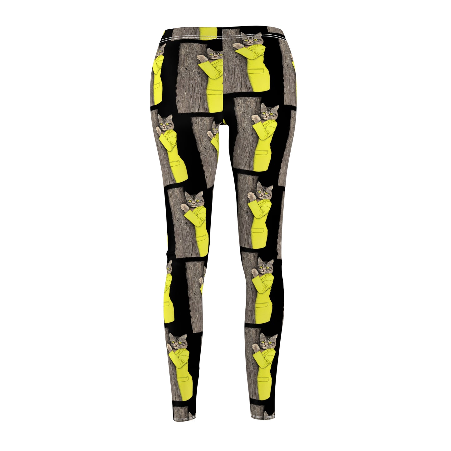 Yellow Jacket Cat Leggings