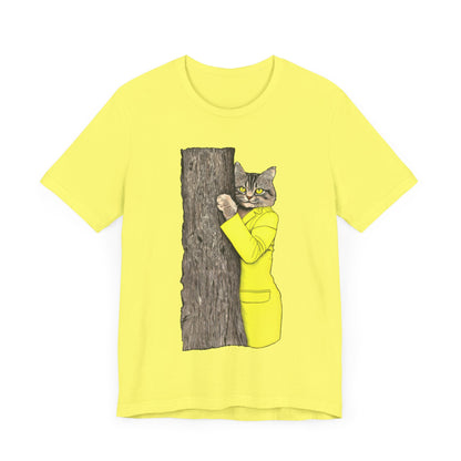 Yellow Jacket Cat Mens Tee