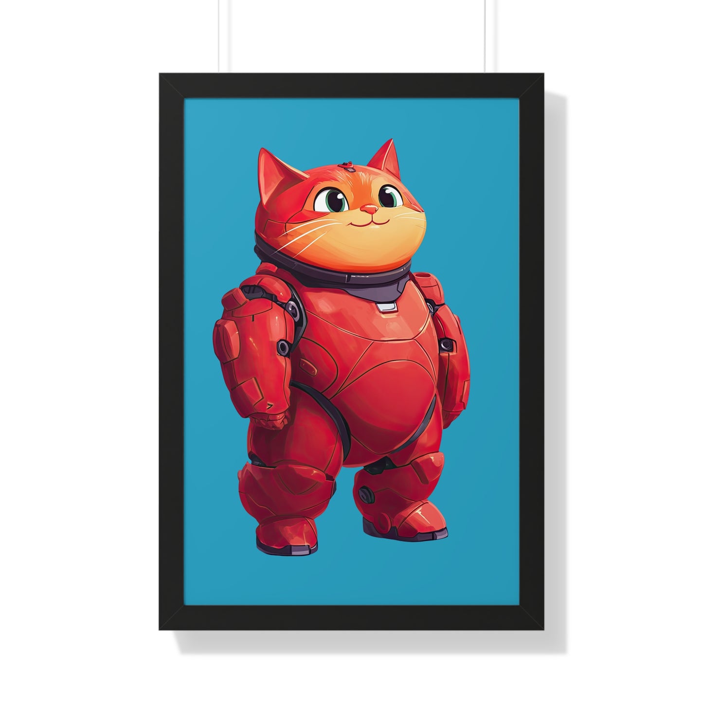 Big Kitty 6 Framed Wall Art