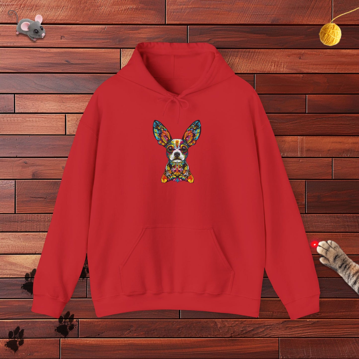 Dia De Muerte Doggo Hoodie