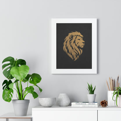 The King Framed Wall Art