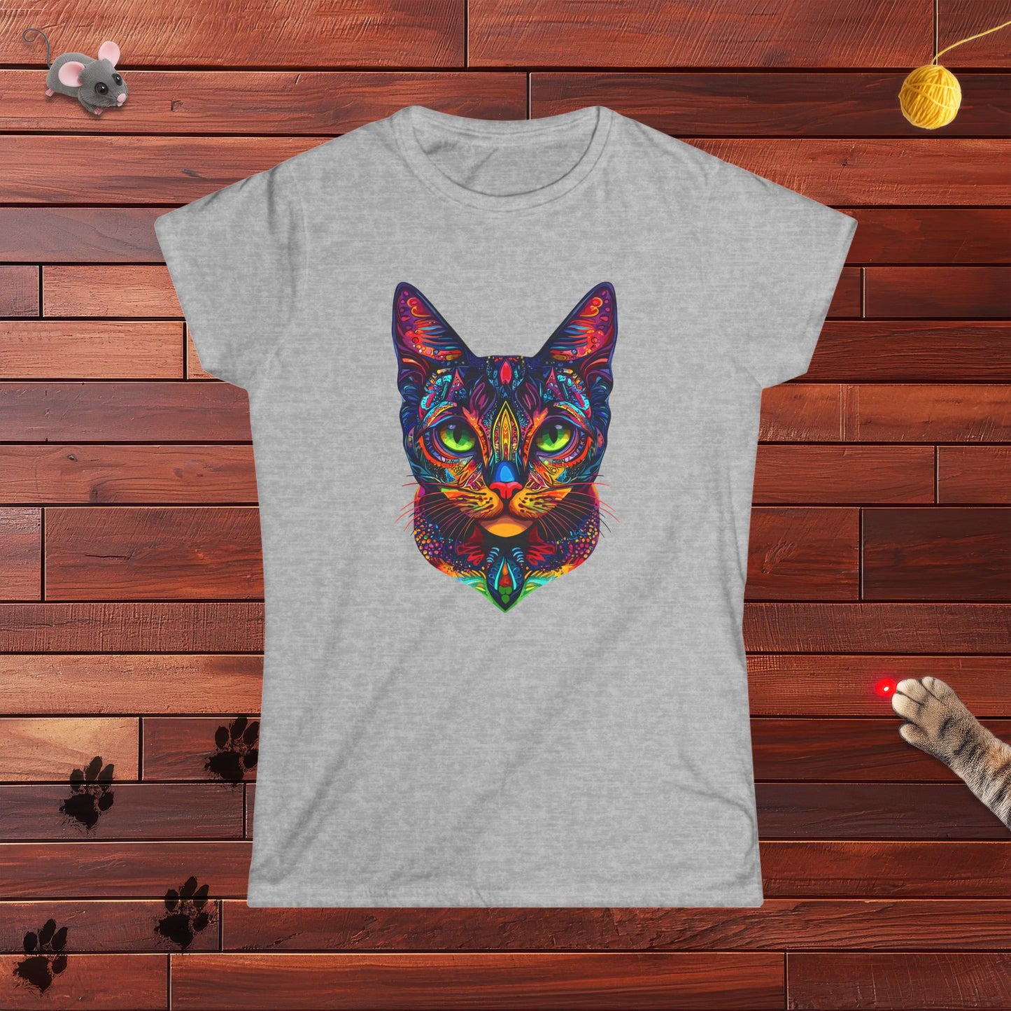 Mandala Cat Ladies Tee