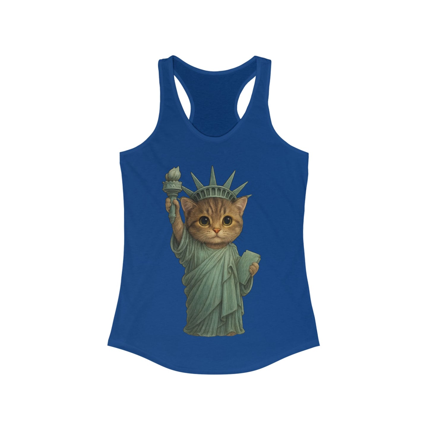 Statue of Meowberty Ladies Tank