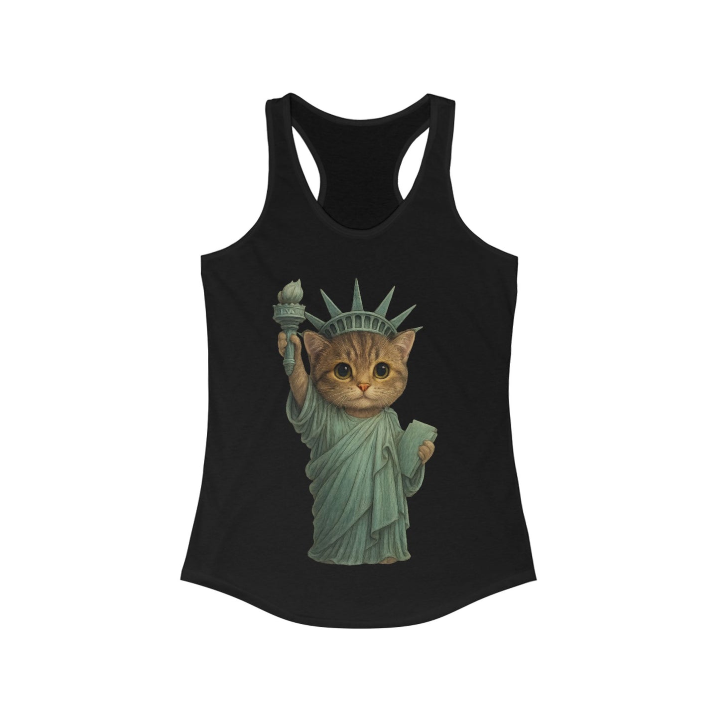 Statue of Meowberty Ladies Tank