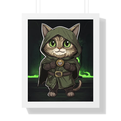 Dr. Doomcat Framed Wall Art