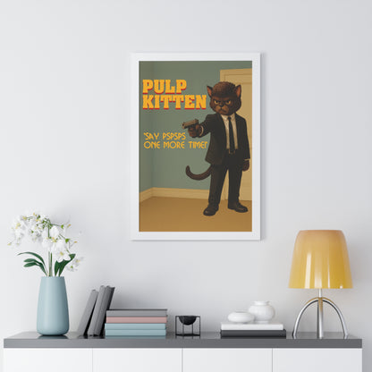 Pulp Kitten Framed Wall Art