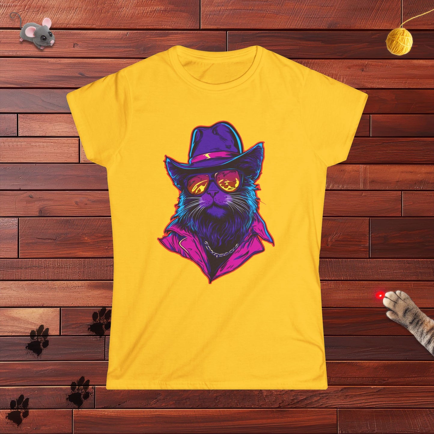 Meowcho Man Ladies Tee