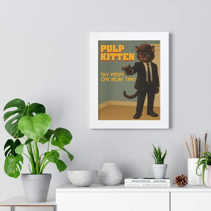 Pulp Kitten Framed Wall Art