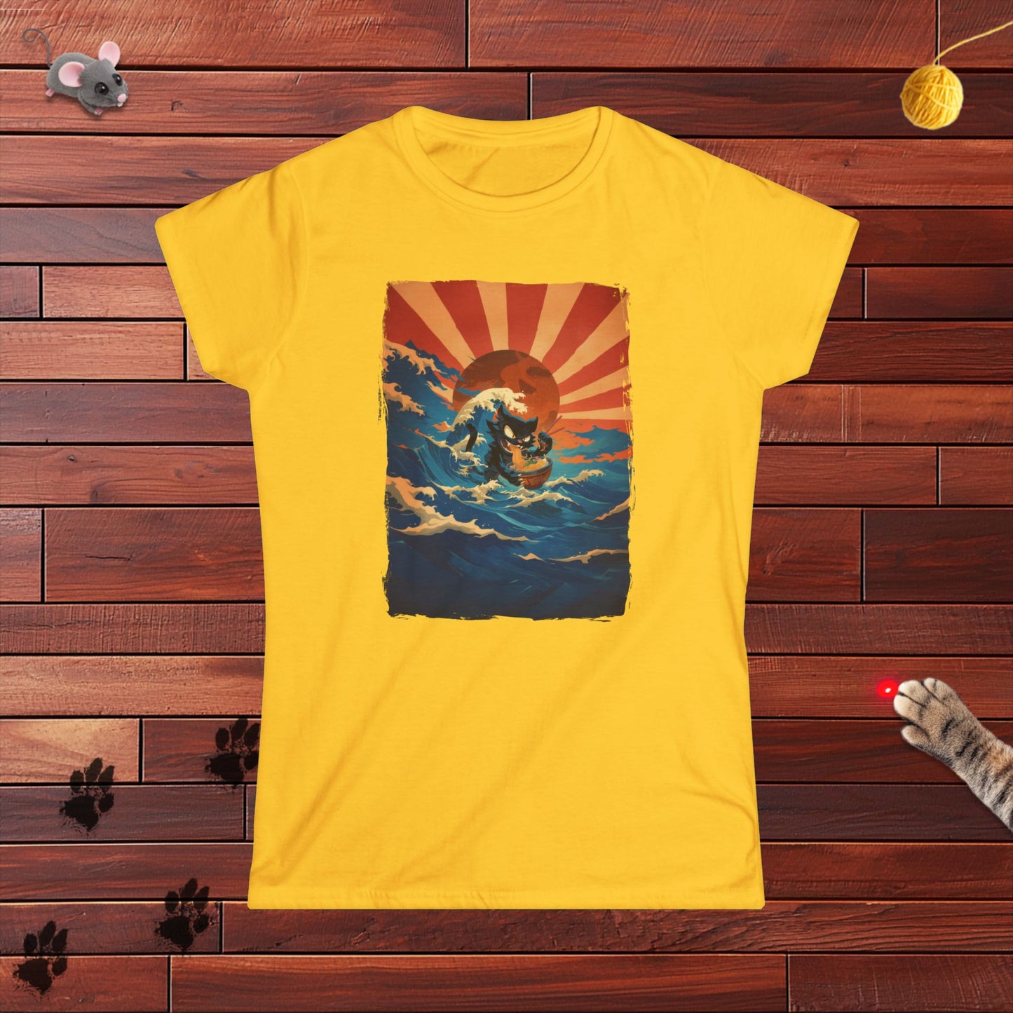 Ramen Kitty Ladies Tee