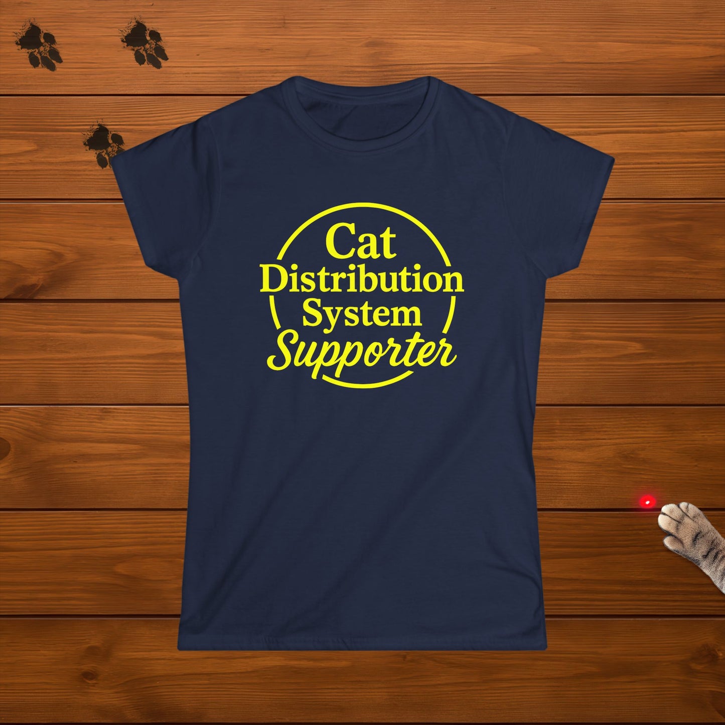 Cat Distribution System Supporter Ladies Tee