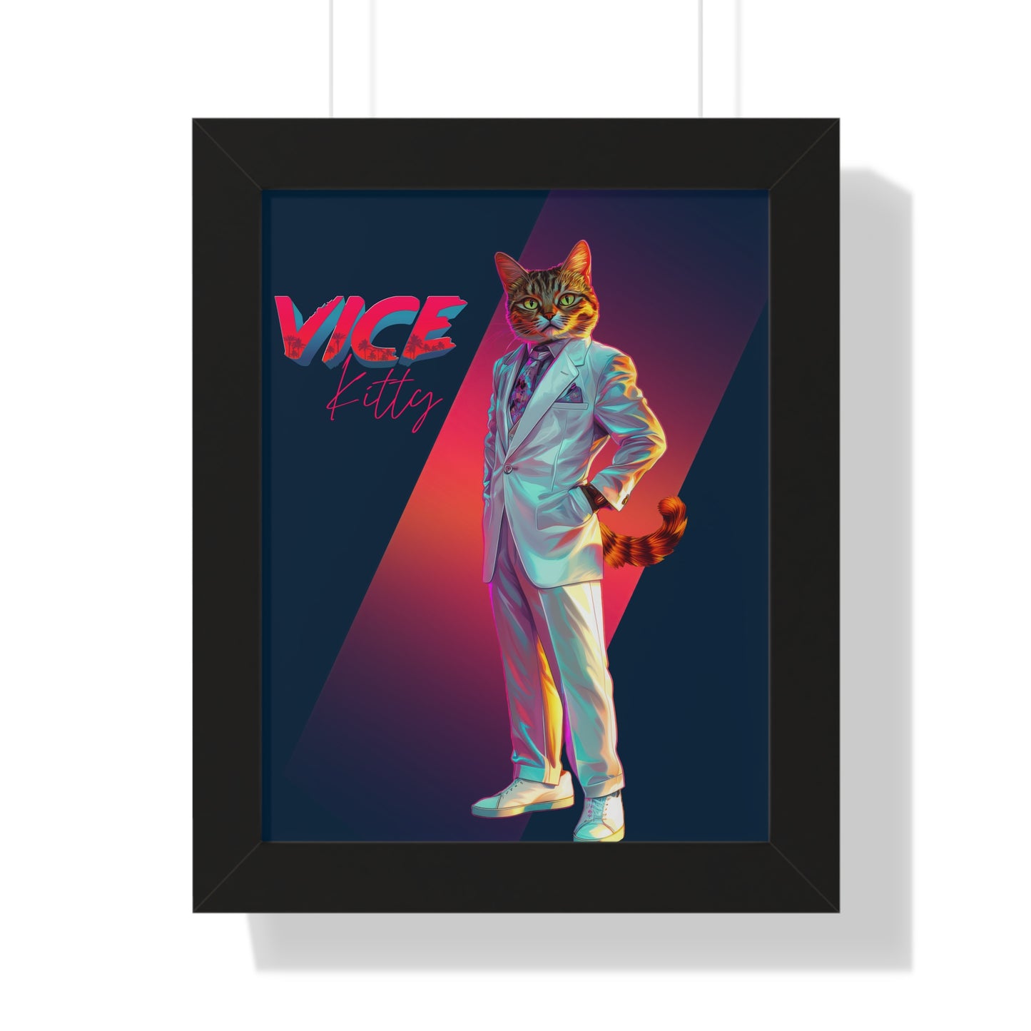 Vice Kitty Framed Wall Art