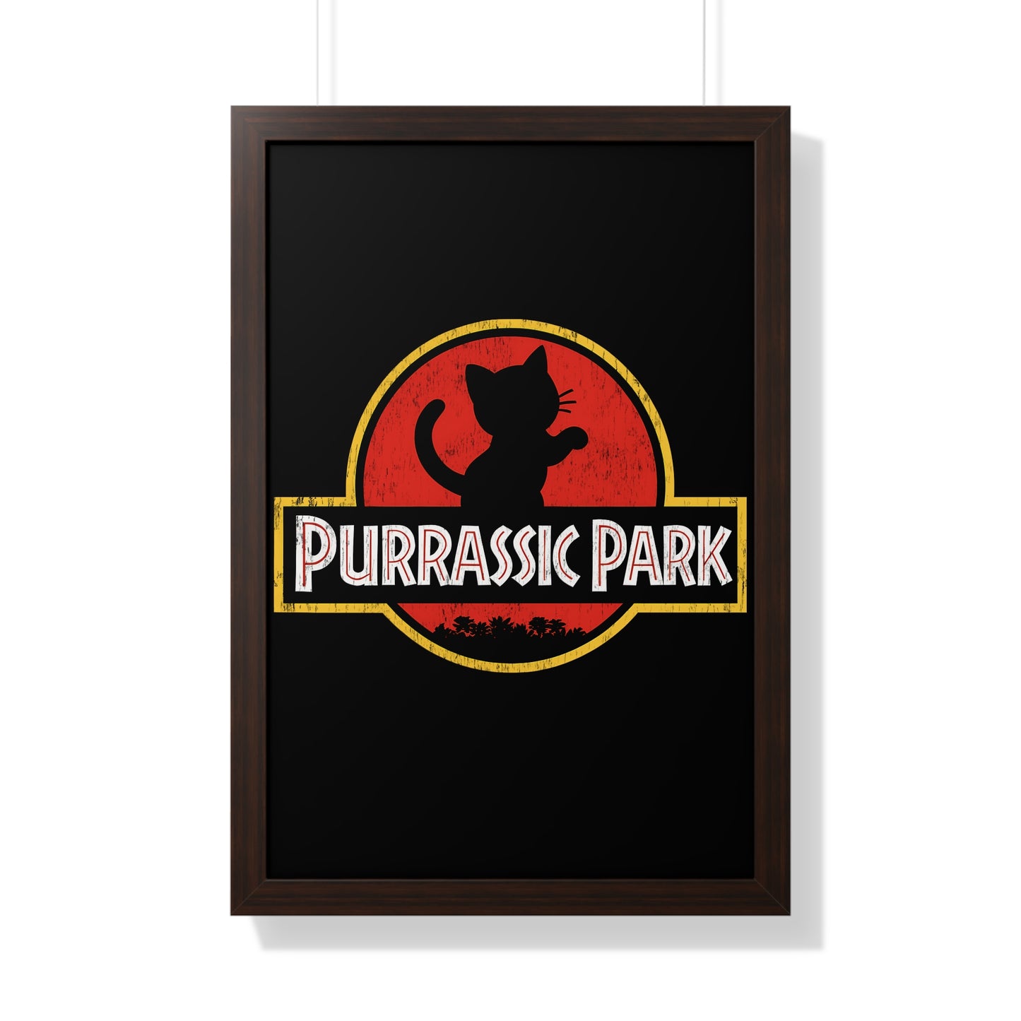 Purrassic Park Framed Wall Art