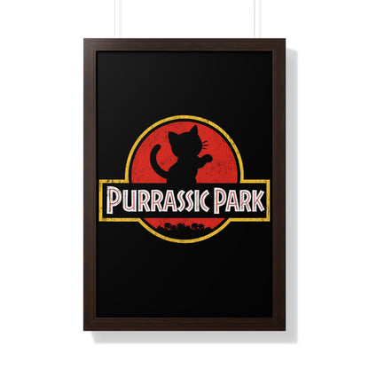 Purrassic Park Framed Wall Art