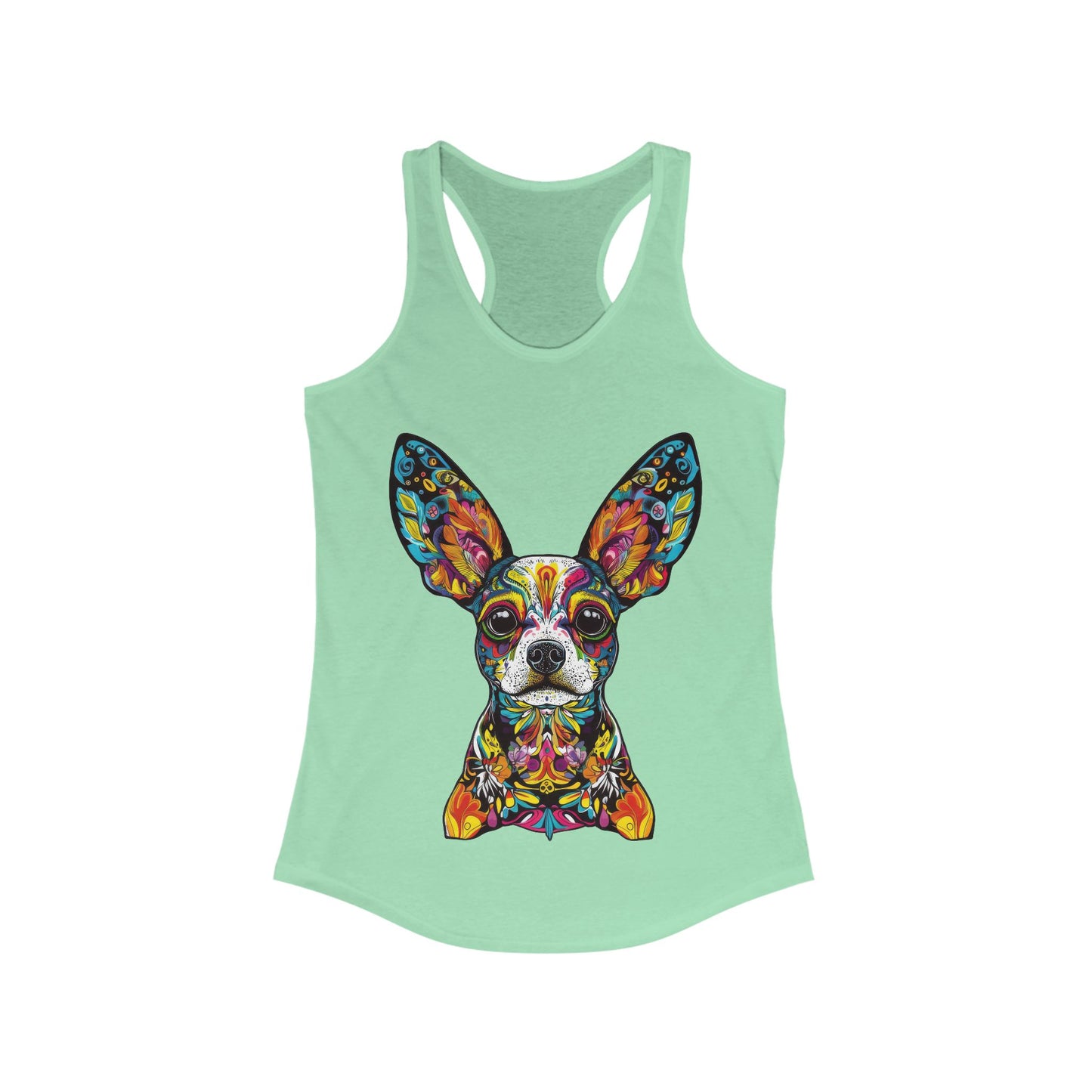 Dia De Muerte Doggo Ladies Tank