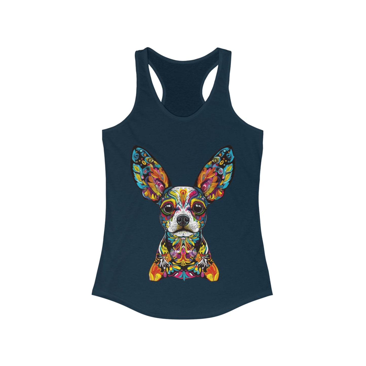 Dia De Muerte Doggo Ladies Tank