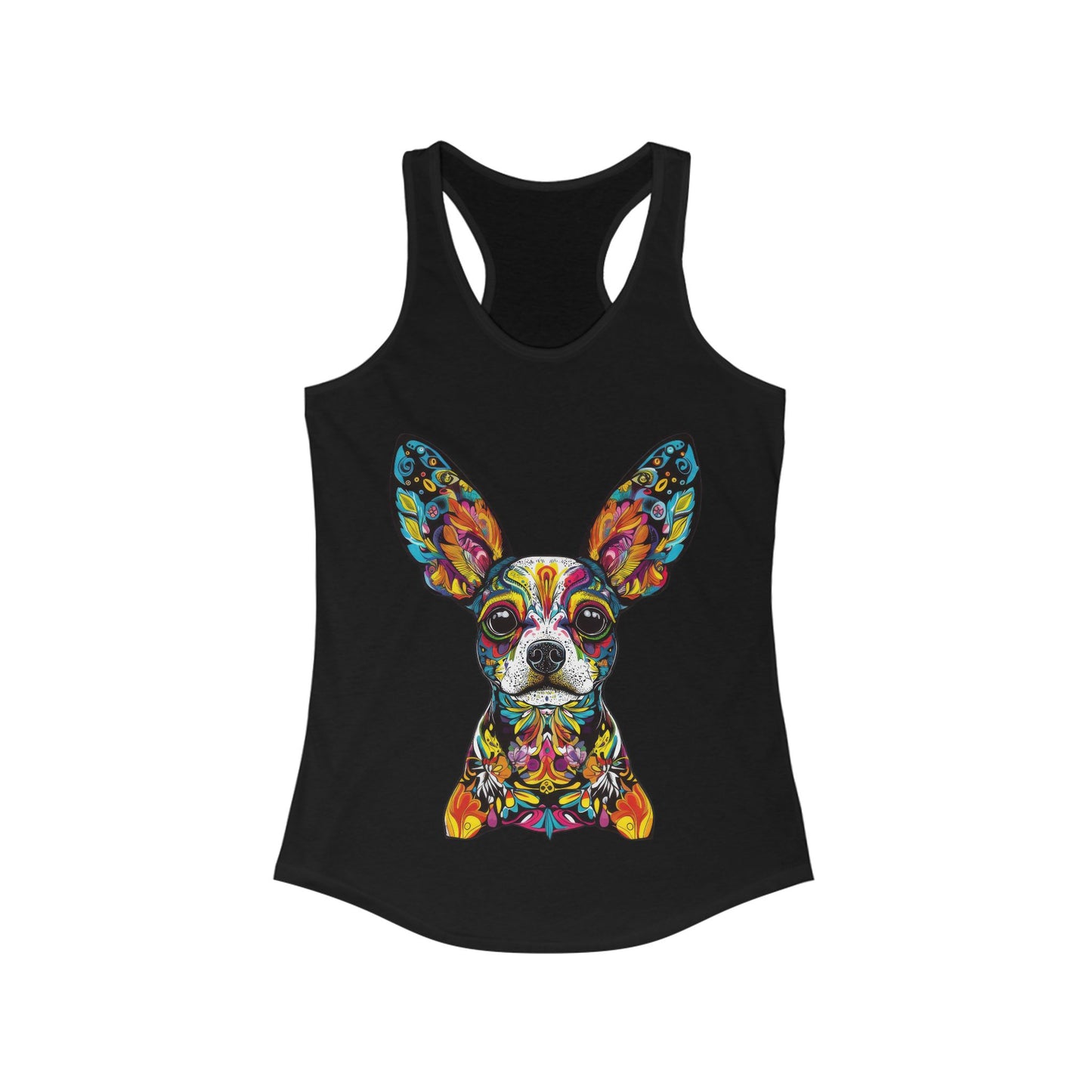 Dia De Muerte Doggo Ladies Tank