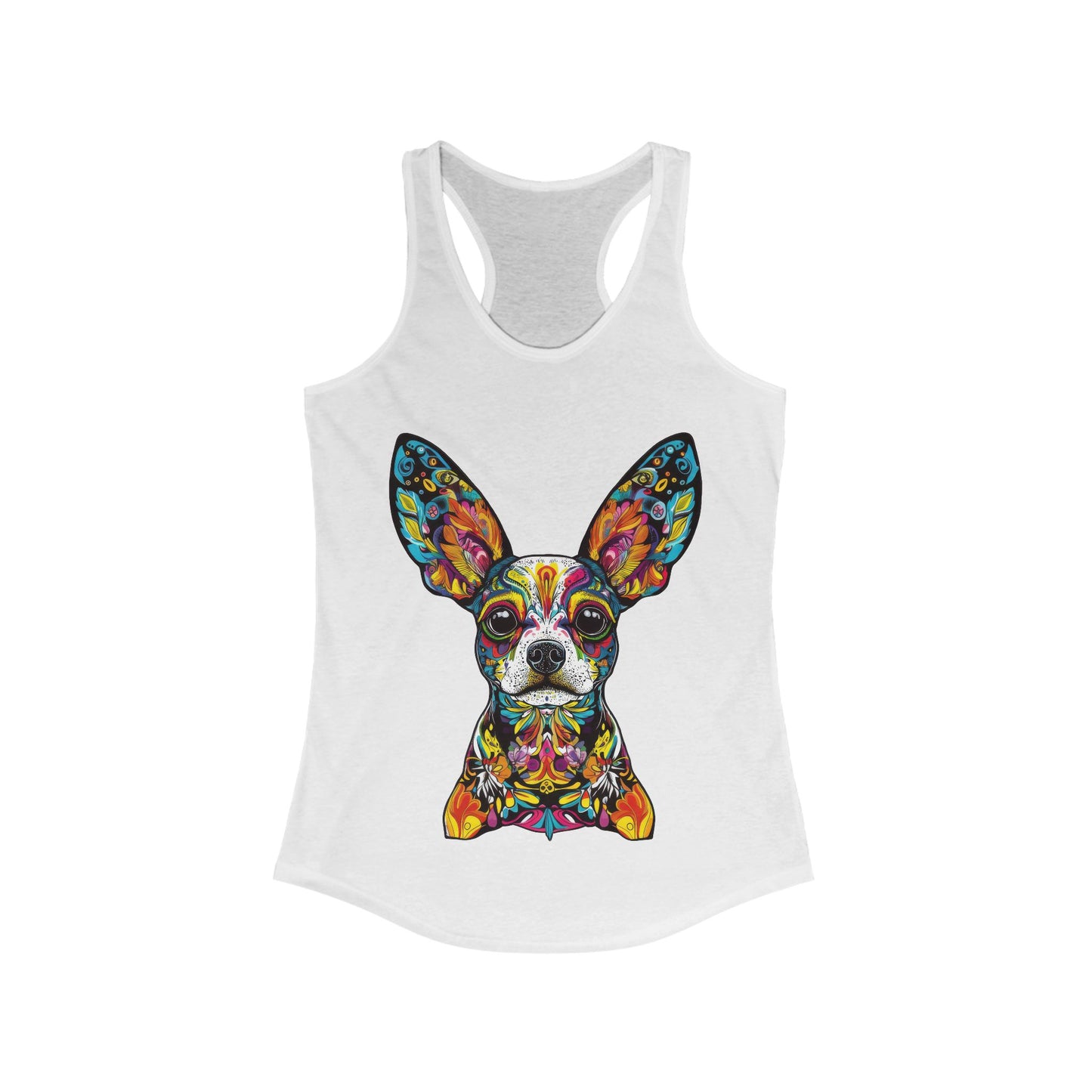 Dia De Muerte Doggo Ladies Tank